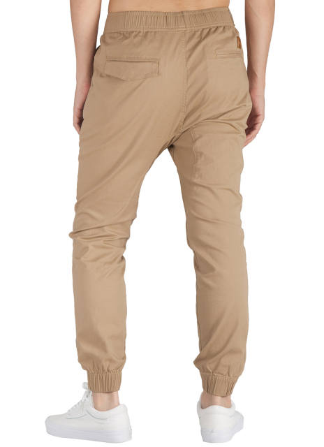 Man Khaki Jogger Pants Khaki