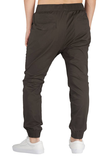 Man Khaki Jogger Pants Charcoal