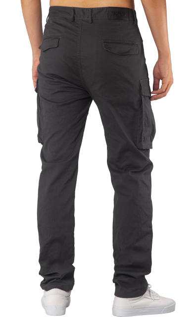 Man Cargo Work Pants Dark Grey