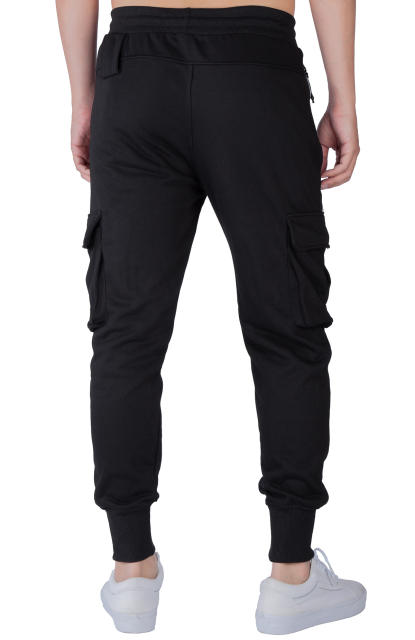 Sweatpants for Men Active Fleece Jogger Track Pants with Cargo Pockets