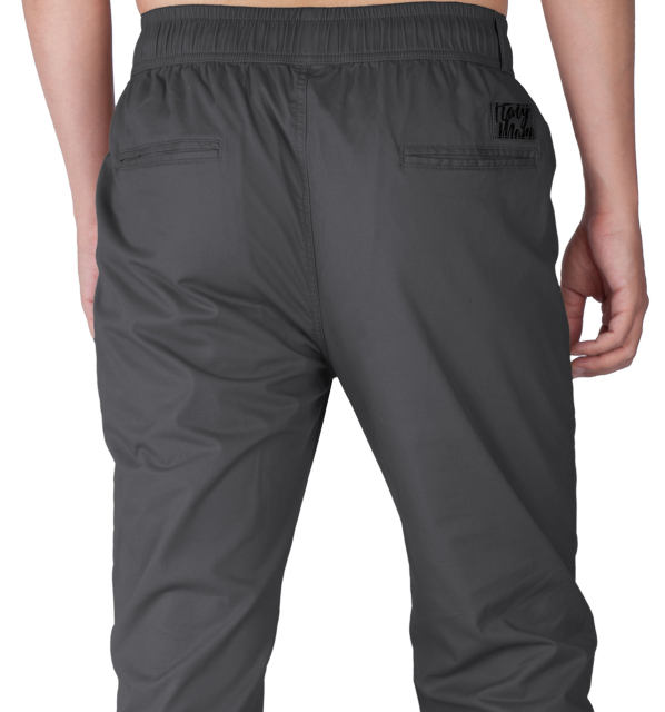 Men Joggers with Pockets Slim Fit Athletic Pants Dark Grey