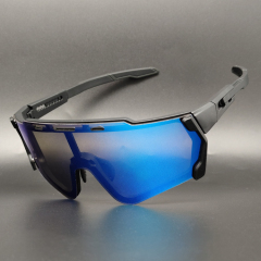 Magnetic lens cycling sunglasses mtb polarized bike glasses bicycle oversize sun glasses