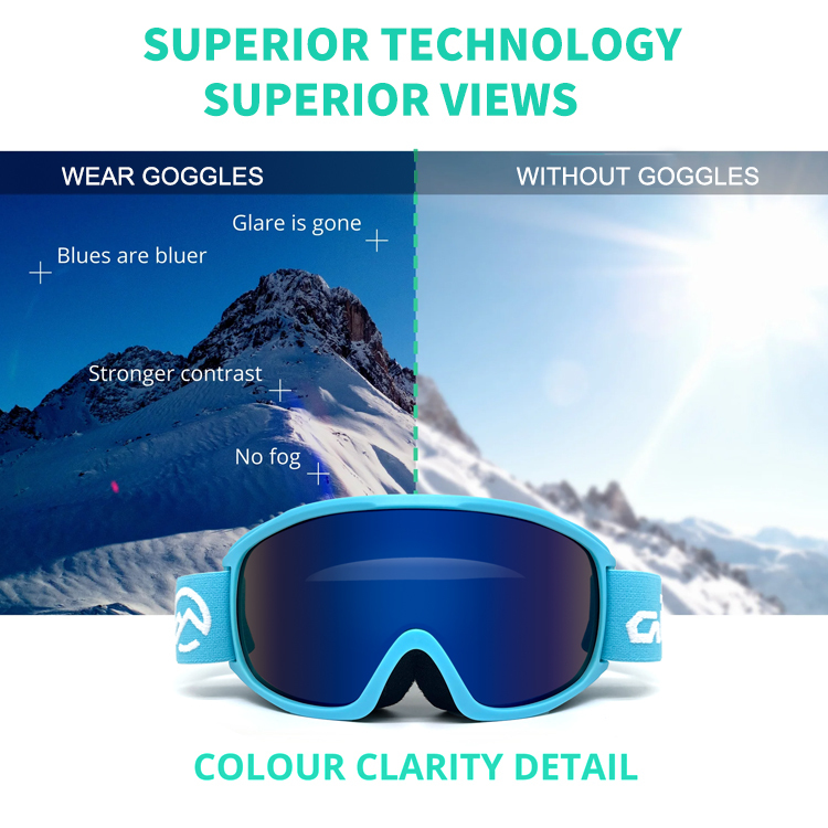 Anti-fog Unisex Snowboard Googles Glasses