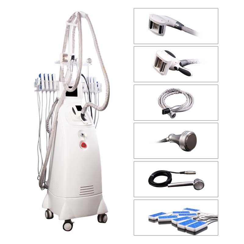 6 IN 1 40K Cavitation Lipo Laser Vacuum Roller With Poton Head Salon Equipment
