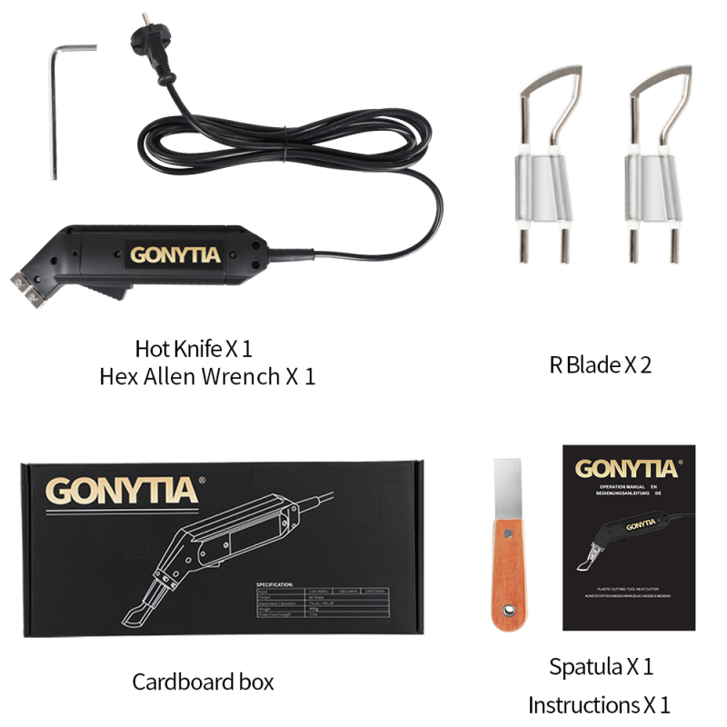 GONYTIA KD-8-3 Hot Knife Rope Cutter