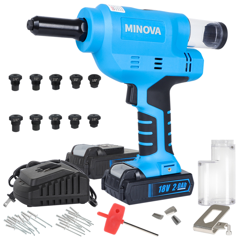 MINOVA 18V Brushless Rivet Gun KD-02X+ Battery Rivet Tool