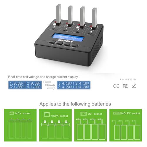 EV-Peak E6 1S Micro Battery Smart Charger