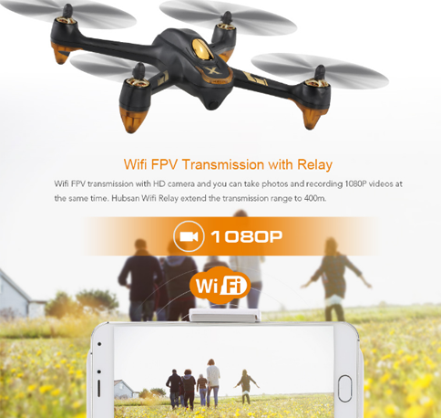 Hubsan H501A X4 Air Pro Wifi FPV Brushless Drone