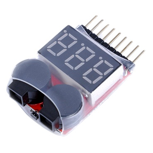 HotRc BB 1-8S Low Voltage Alarm and Cell Checker