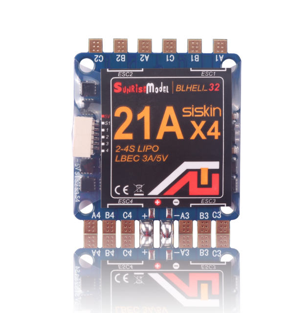 Sunrise Model Siskin BLHeli_32 21A 4-in-1 ESC with DShot1200