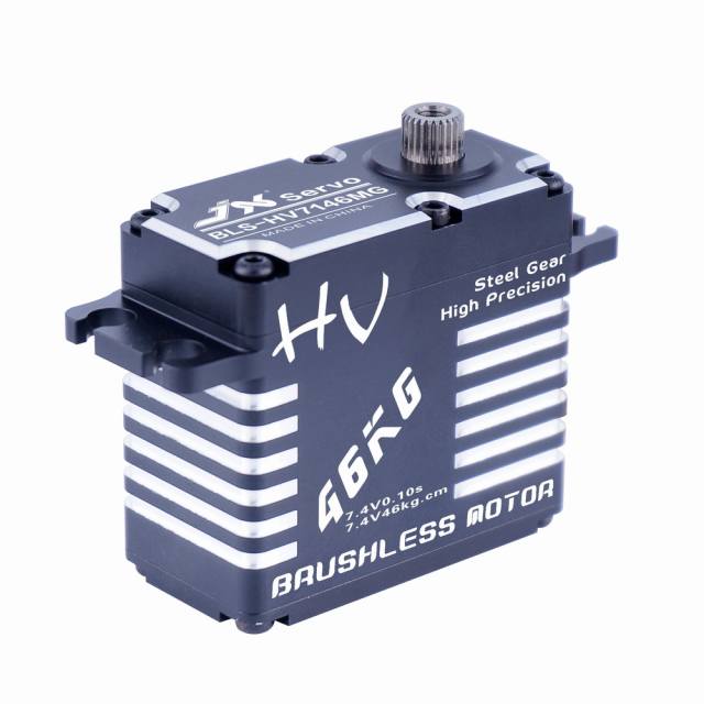 JX Servo BLS-HV7146MG 46kg Brushless High Precision Steel Gear Full CNC Digital Servo