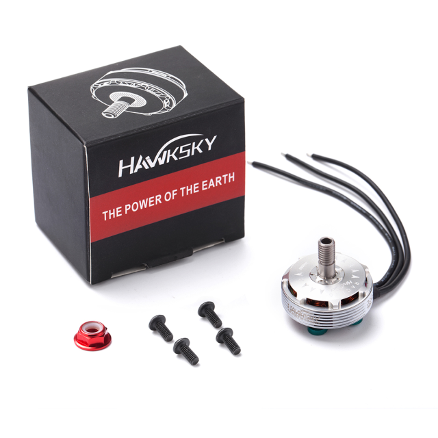 Hawksky AT2205-II 2300kv FPV Racing Quad Motor Silver