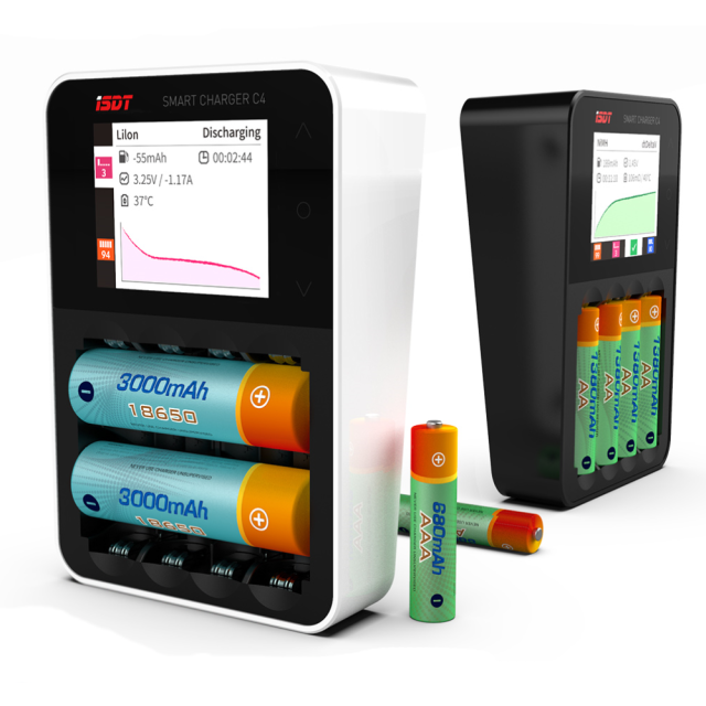 iSDT C4 Charger for NiMH, Nicad &amp; Li-ion Batteries