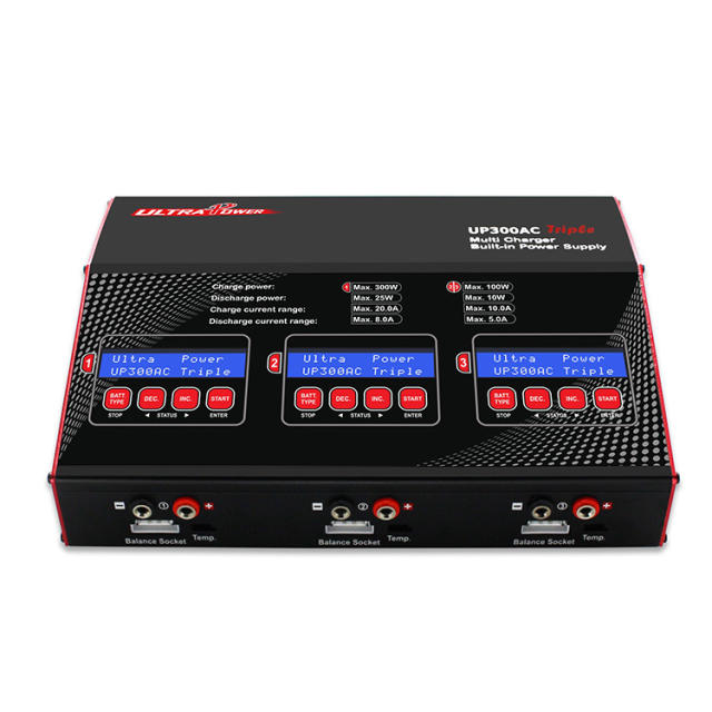 UltraPower UP300AC Tripple 300w 6s Tripple Port Smart Charger