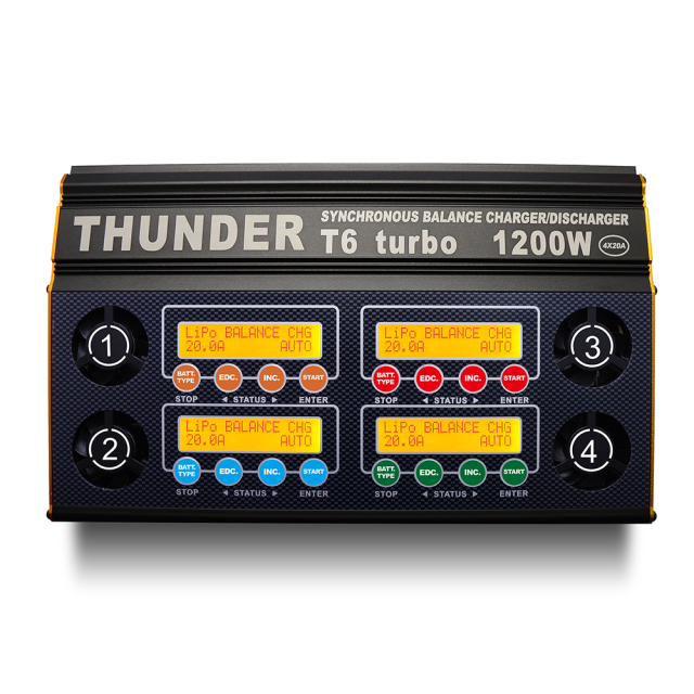 Thunder T16 Turbo 1200w 80A Smart Battery Charger LiIo LiPo LiFe LiHV