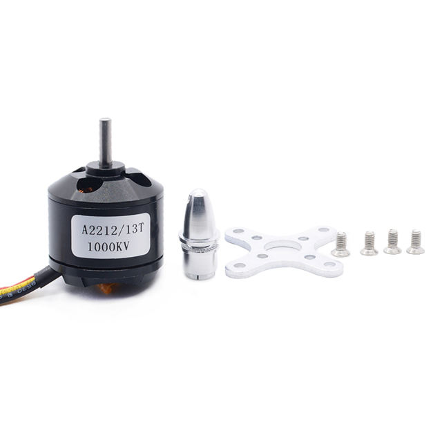 Hobbyporter 2212 Brushless DC Motor for Drone Airplane RC Model 930kv 1000kv 1400kv 1800kv 2200kv 2450kv BLACK