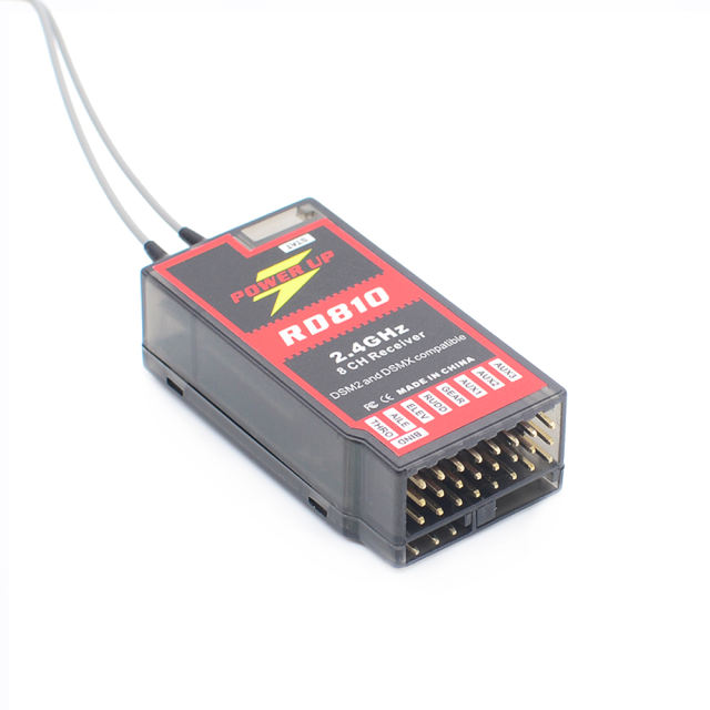 PowerUp RD810 2.4GHz 8CH DSM2 DSMX Compatible Receiver