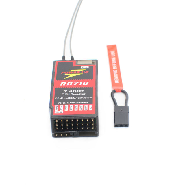 PowerUp RD710 2.4GHz 7CH DSM2 DSMX Compatible Receiver