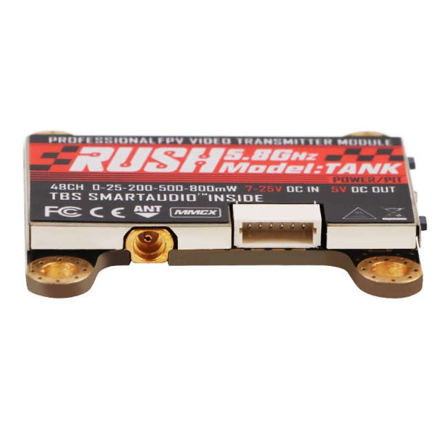 RUSH VTX TANK 5.8GHz 48CH PIT/25/200/500/800mW Transmitter For FPV Racing Drone