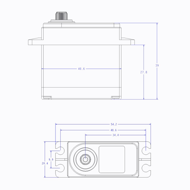 TD-8320MG 20kg Waterproof Digital Metal Gear Servo / 90° / 180° / 270° / 360°