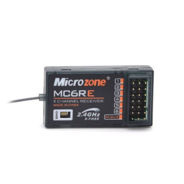 Microzone MC6RE S-FHSS PWM & S-BUS Receiver