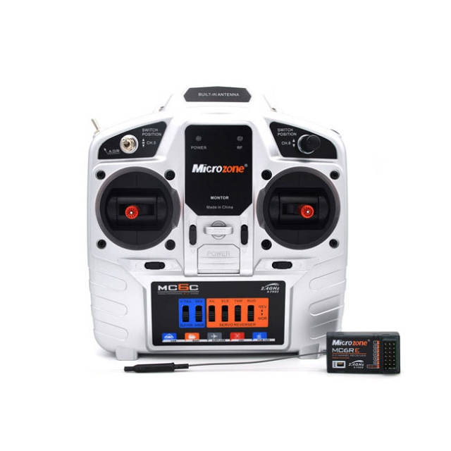Microzone MC6C-R 6 Channel Radio Transmitter with Built in Antenna Receiver
