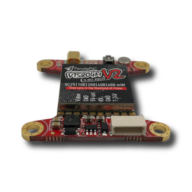 PandaRC - VT5804M V2 5.8G 0/25/100/200/400/600mW Switchable FPV Transmitter Support OSD w/ Audio