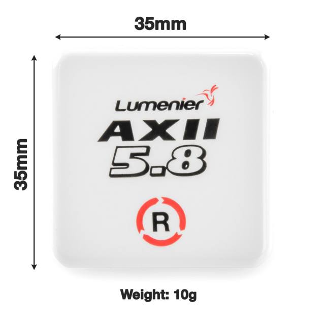 Lumenier AXII Diversity Antenna Bundle 5.8GHz (RHCP)