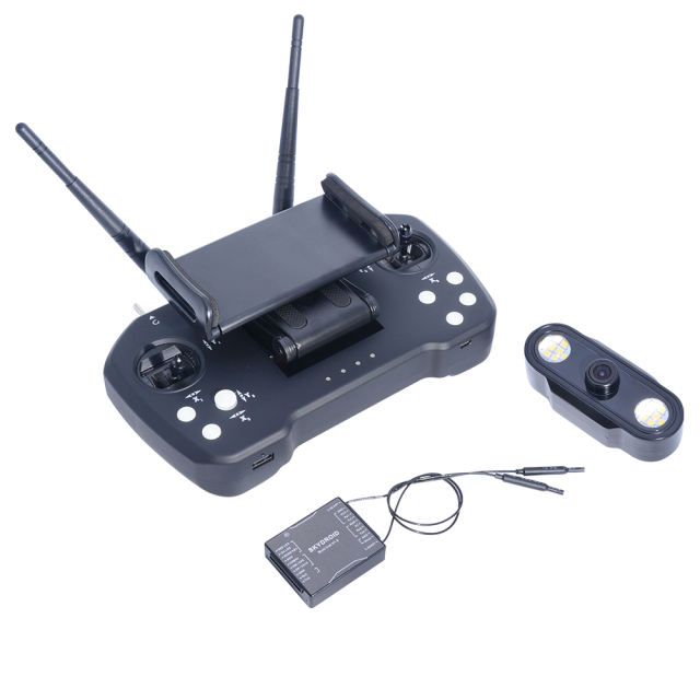 Skydroid - T12 Intergrated Control Video and Telemtry System for Profressional Drone and UAV aircraft 20klm Range 2.4ghz Digital (LED Night Camera)
