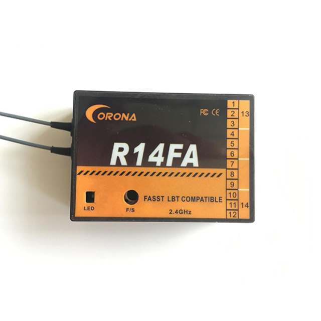 Corona - R14FA 14 Channel 2.4ghz FASST Compatible Receiver