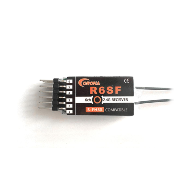 Corona - R6SF 6 Channel 2.4ghz S-FHSS Compatible Receiver
