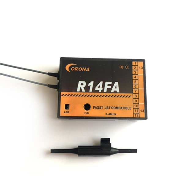 Corona - R14FA 14 Channel 2.4ghz FASST Compatible Receiver