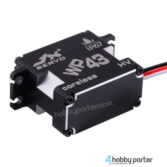 JX Servo WP43 43KG Full metal IP67 Waterproof coreless high quality servo for RC Hobby UAV Robotics and Industrial Applications.