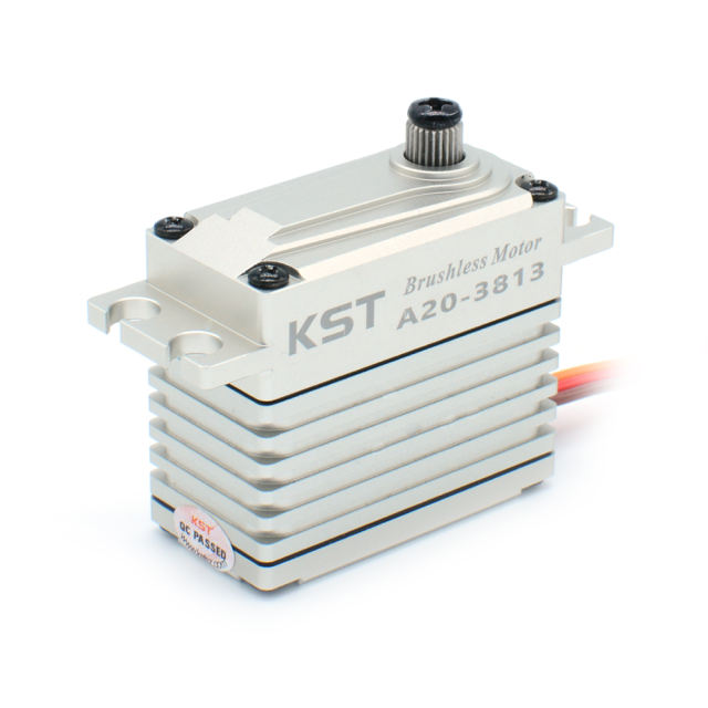 KST A20-3813 - 43kg 0.12sec Brushless HV Phosphor Bronze &amp; Hardened Steel Gear Servo