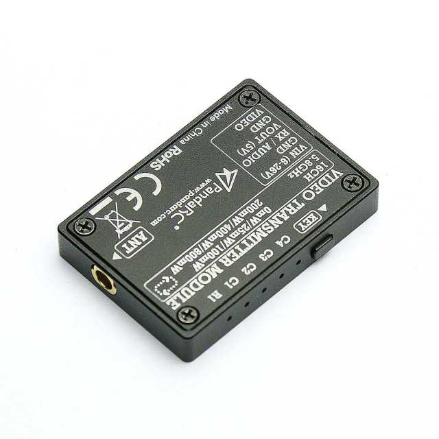 PandaRC VT5804 Q1 25/100/200/400/800mW Switchable 40CH FPV Transmitter for FPV Racing RC Drone
