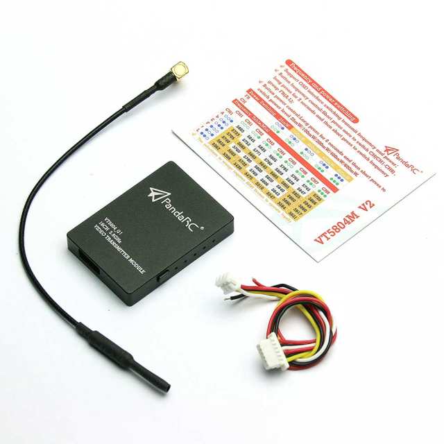 PandaRC VT5804 Q1 25/100/200/400/800mW Switchable 40CH FPV Transmitter for FPV Racing RC Drone