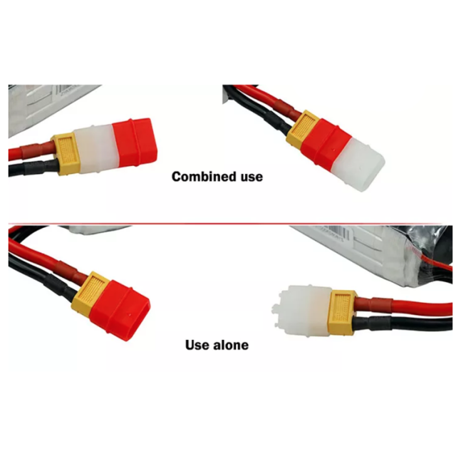 RJX - XT60 Charged Discharged LiPo Battery Indicator Caps Protective Cover X 10 PCS