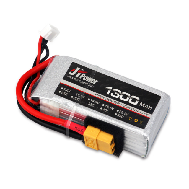 JH Power - 1300mah 25C 2-6s Lipoly Battery XT60