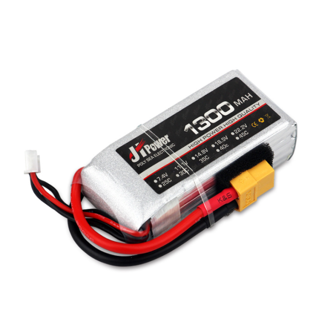 JH Power - 1300mah 25C 2-6s Lipoly Battery XT60