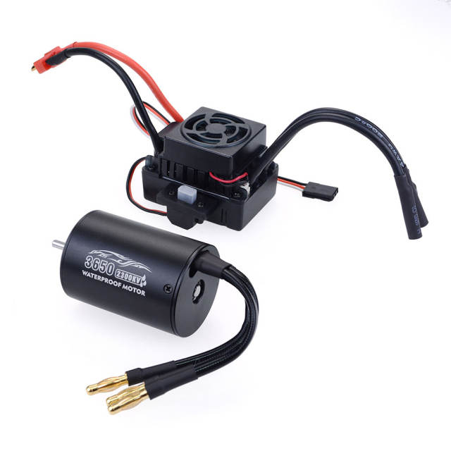 Surpass - 3650 4 Pole Water Proof Brushless Motor and 60A ESC Combo
