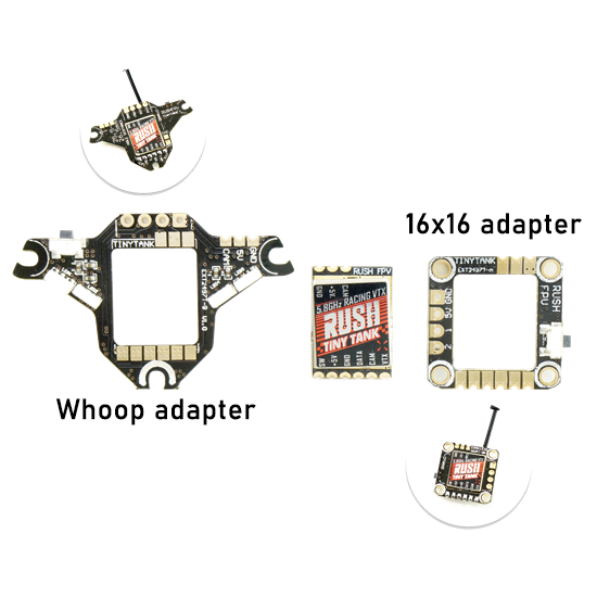 RUSH FPV - Tiny Tank 5.8ghz VTX with Smart Audio Pit mode