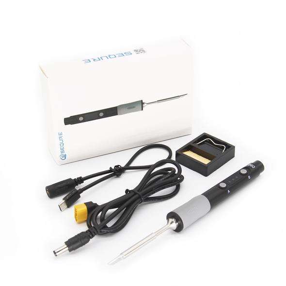 SEQURE SQ-D60A MINI Soldering Iron|12-24V LED Display Portable Intelligent Constant Temperature Electric Soldering Iron 60w USB XT60