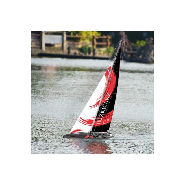 Volantex Hurricane 2 Channel Sailboat with 1 Meter Hull Length and ABS Plastic Waterproof Hull (791-2) RTR