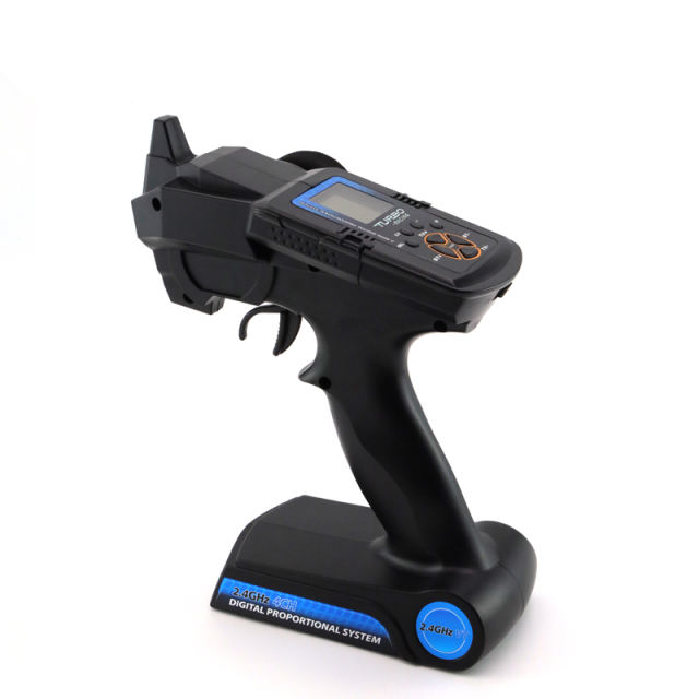 Turbo Racing - P62 4 Channel LCD displaye 2.4ghz Radio Control with RX41 Receiver for Cars, boats and surface models