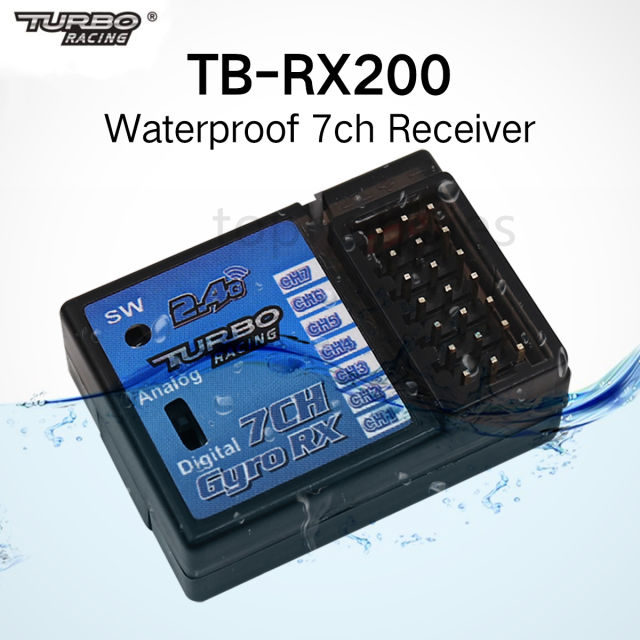 Turbo Racing RX200 7 Channel Receiver with Built-in Gyro