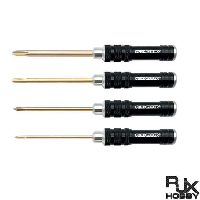 RJX 4pcs Phillips Screwdriver Tools Kit Set 3.0mm 4.0mm 5.0mm 5.8mm for RC FPV Car Boat Airplane