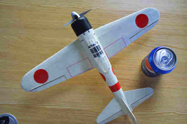 Tony Ray Aero -Mitsubishi A6M2 Ze Micro Balsa Kit