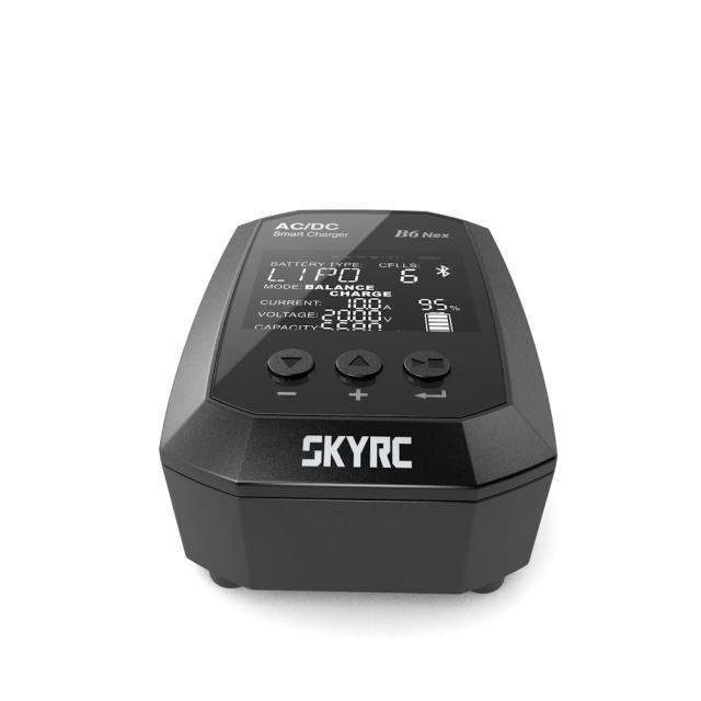 SKYRC B6 Nex AC 50W DC 200W 10A GaN Power 5.0 Bluetooth APP Battery Charger for LiPo Li-Ion LiHV LiFe NiMH NiCD Pb Battery