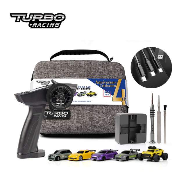 Turbo Racing 4th Anniversary Celebration 1:76th scale Radio Control cars set (RTR)