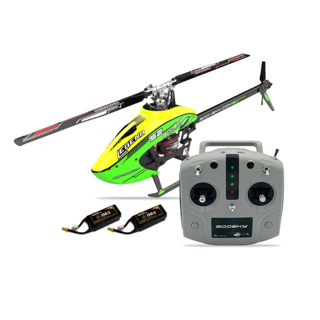 GOOSKY S2 6CH 3D Aerobatic Dual Brushless Direct Drive Motor RC Helicopter RTF with GTS Flight Control System